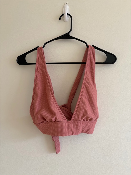 Other - Plunge Bikini Top in Dusty Rose